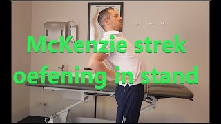 McKenzie Oefening voor Lage Rugpijn en/of Beenpijn en Stijfheid in de Onderrug