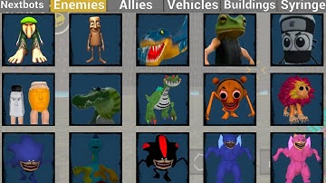 Nextbots in Playground Tung Tung Tung Sahur Update 7.2.0 New Character Scabidi Toilet Gameplay