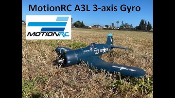 Hobbyeagle Motionrc airplane 3-axis gyro A3 Lite F4U Corsair installation maiden flight!!