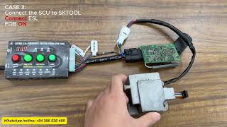SKTOOL 3.0 DEMO: CHECK SCU, FOB, & ESL SYNC OFF-BIKE  |  YAMAHA TMAX 560)