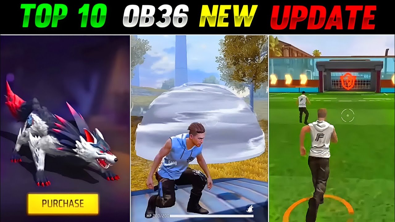 Top 10 BIG SHOCKING CHANGES IN FREE FIRE 🔥 OB36 UPDATE | FREE FIRE NEW OB36 UPDATE | FREE FIRE MAX