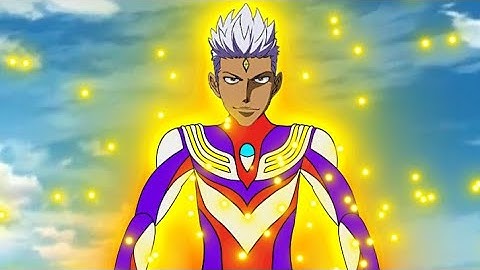 Ultraman Tiga vs Gatanozoa Thủ lĩnh biến hình thành Siêu nhân điện quang Tiga đấu vs Quái vật Ốc ma