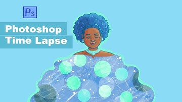 Character Illustration in Adobe Photoshop | Time Lapse