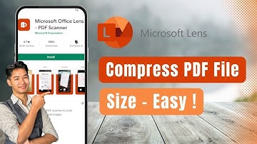 How to Compress PDF File Size in Microsoft Lens !