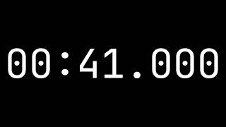 Countdown timer 41 seconds [00:41.000] - Exact length