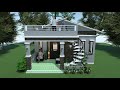 Planner 5D Build:Small House Design with Mini Roof Deck (47 sqm.)