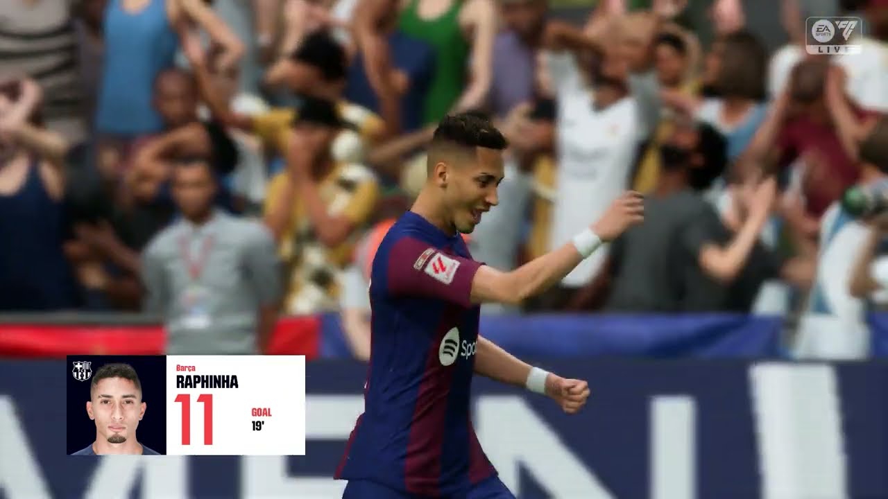 EA Sports FC 24, Barcelona vs Real Madrid Gameplay