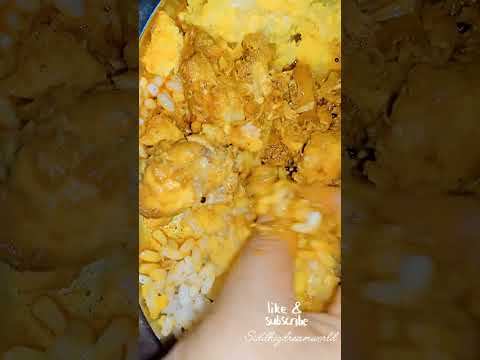 Tapioca, Chicken curry and rice||Perfect combination||#food#delicious #kappa #keralaculture