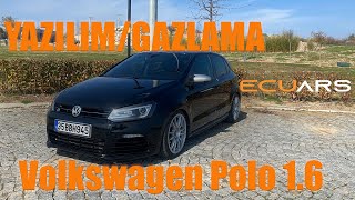 Volkswagen Polo 1.6 Tdi̇ Hybri̇d Turbo Ecuars Yazılım Sonrası Gazlama - Popcorn Limiter