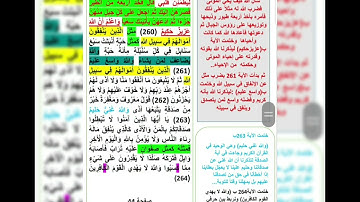 متشابهات الحزب الخامس من سورة البقرة