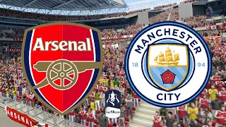 ... arsenal look to cause an upset against the champs man city! live
from fa cup!! d...