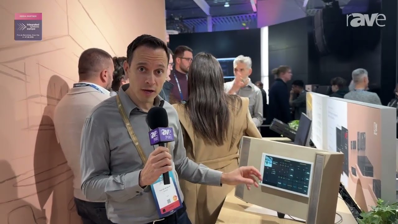 ISE 2026: AUDAC Showcases RIVEA Series Wall Mounted Touch Panels