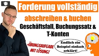 Einwandfreie Forderung Vollständig Abschreiben Buchen