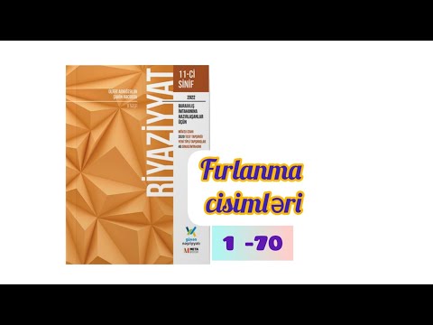 Video: Riyaziyyatda fırlanma bucağı nədir?