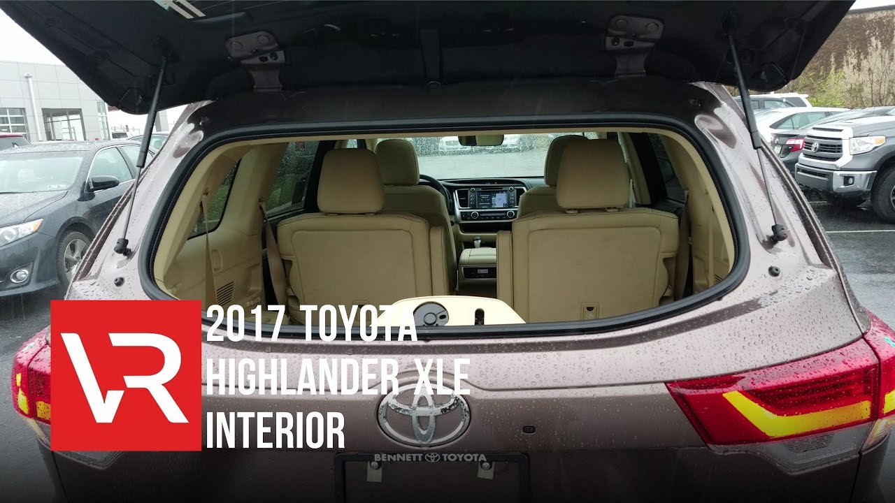 Vr 2017 Toyota Highlander Xle Interior 360