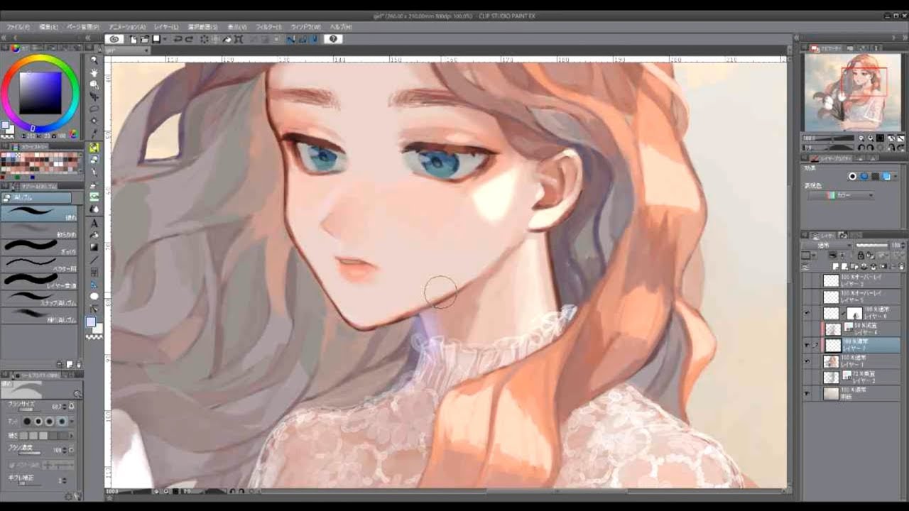 Gaomonペンタブm10k18 イラストメイキング Speed Painting Youtube