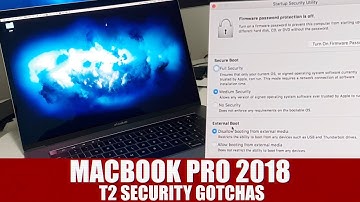 How to Disable T2 Security | MacBook Pro