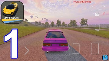 Apex Racing - Gameplay Walkthrough Part 1 Free Roam (iOS,Android Gameplay)
