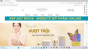 Website Quản lý cửa hàng mỹ phẩm online - [Asp.net MVC6] full báo cáo và silde