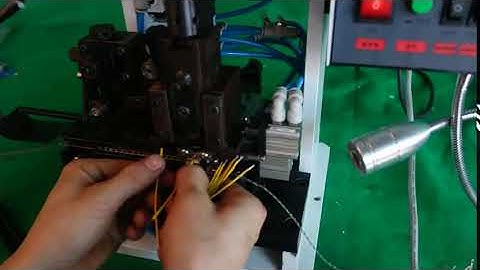 semi automatic terminal crimping machine-transverse mode terminals
