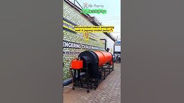 Makin Panjang makin enak..!! Rotary Dryer Pengering kemiri kedelai serbuk jahe kopi