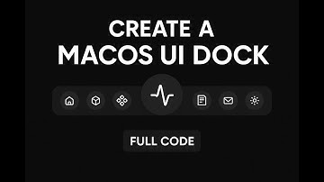 Vibe Coding a macOS Dock UI – Clean, Minimal, Full Code Walkthrough