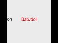 Babydoll - DominicFike #babydoll #dominicfike #aftereffects #edit