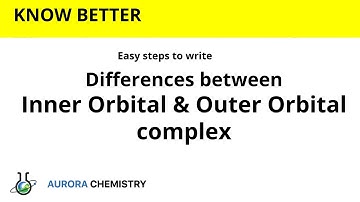 Differences between Inner Orbital complex and Outer Orbital complex
