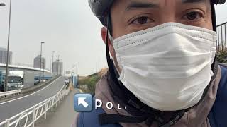 Bike ride Tatsumi to Aomi Daiba area