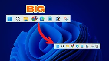 How To Change The size of Windows 11 Taskbar | Windows 11 taskbar small size #windows11