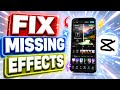 How to Fix CapCut Effects Pro Features Not Showing on Mobile