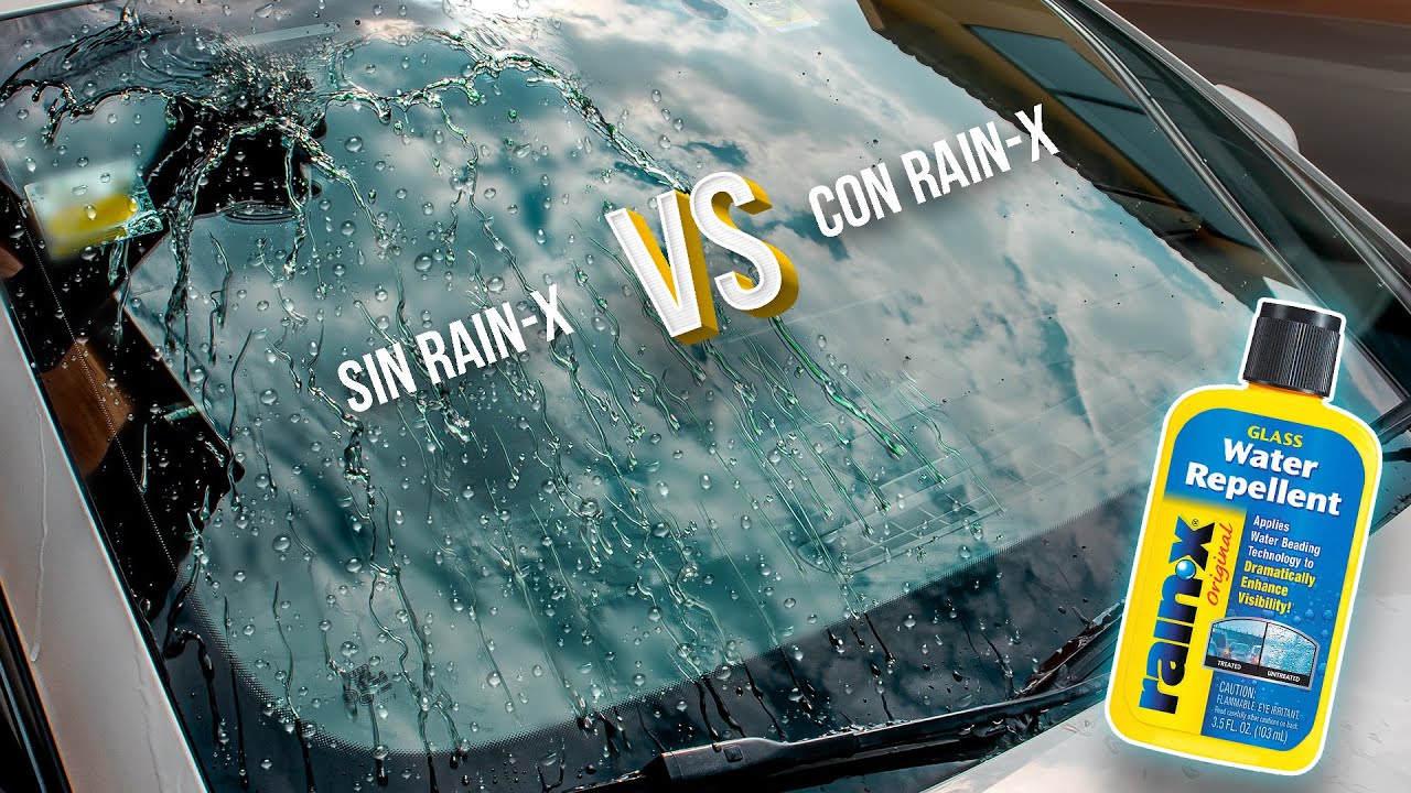 Vuelve la lluvia: el tratamiento Rain-X es el más barato y mejorará mucho  tu visibilidad al volante