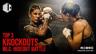 Top 3 Knockouts of WLC: Hideout Battle | Lethwei | Bareknuckle Fight