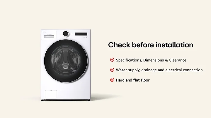 How to install the LG Washing Machine Front Load FX_NA | Step-by-Step Guide