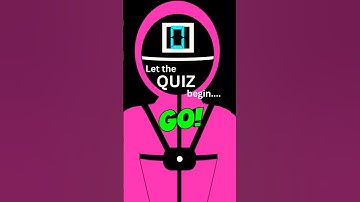 How Well Do YOU Know SQUID GAME? #squidgame #challenge #quiz