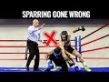 Boxer reacts to Sparring Gone Wrong | Boxing