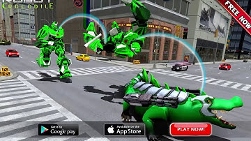 Real Robot Crocodile - Transforming Robot Game by Machine Dreams inc