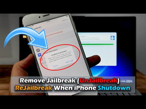 How To ReJailbreak When iPhone Shutdown & Remove Jailbreak (UnJailbreak)