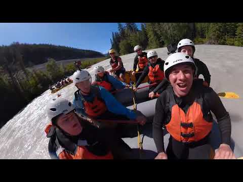 Half Day Rafting on the Kicking Horse River - Go Pro Ambassador Bare Kiwi Comes to Golden, BC