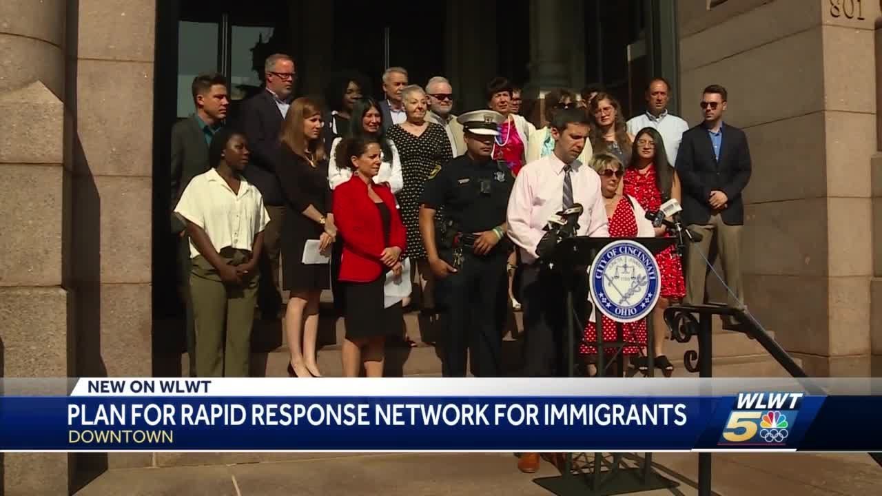 newspaper mockup Plan for rapid response network for immigrants