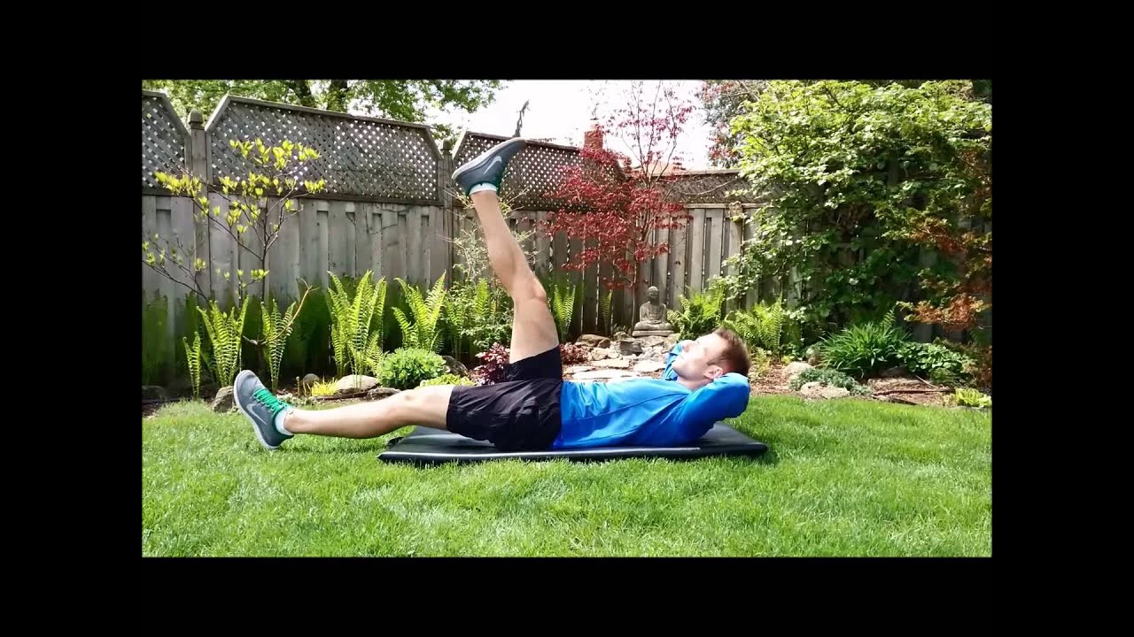 Scissor Kicks Abdominal Exercise Demo Micaela Fitness YouTube