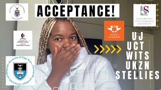 How I got accepted into the top 5 universities in South Africa 📚🏛️
