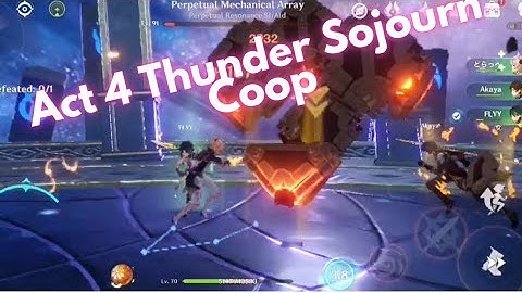 Thunder Sojourn Act 4 inazuma Genshin impact | Get free Beidou | Free Primogems | Automation Front |