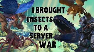 ARK: Bringing Insects To A Server War - 1050 Defense (Xbox PvP Official)