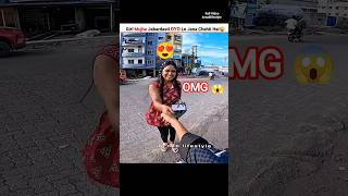 Girl Mujhe jabardasti Oyo La jana Chati hai 😱😆 #shorts​ #motovlog​ #rider​ #cutegirl​ #bike