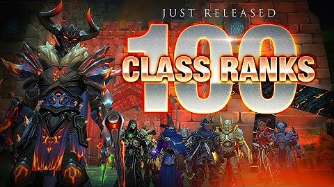 AQ3D Class Ranks to 100! Legendary Armor Sets, Titles, & Tokens for ALL Classes! AdventureQuest 3D!