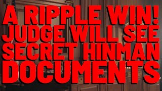 Celebrity XRP WIN! Judge REFUSES To Let SEC Hide EVIDENCE From Ripple Profile