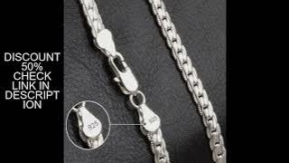 1pc 925 sterling silver plated necklace, fashionable and unique, durable and versatile accessories f