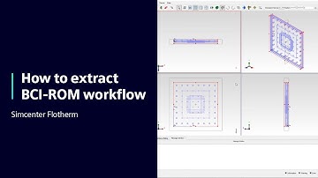 HOW TO Extract BCI-ROM workflow in Simcenter Flotherm | Tutorial #HowToSimcenterFlotherm