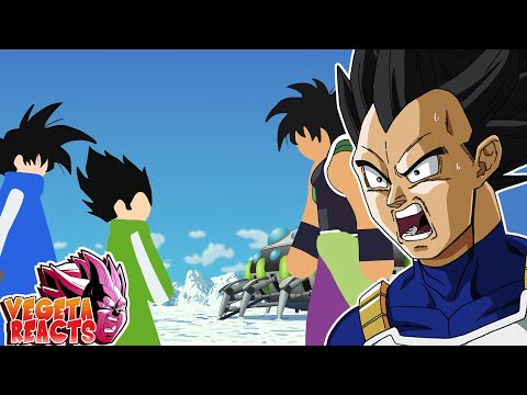 Vegeta Reacts To Goku and Vegeta VS Broly Stick Fight!!